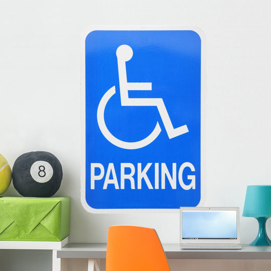 Handicap Parking Sign Cutout
