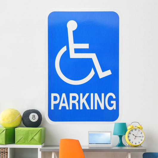 Handicap Parking Sign Cutout