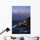 Heceta Head Lighthouse Overlooking Ocean And Waves Wall Mural