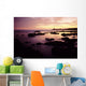 Rocky Seascape And Cabrillo Lighthouse At Sunset Wall Mural