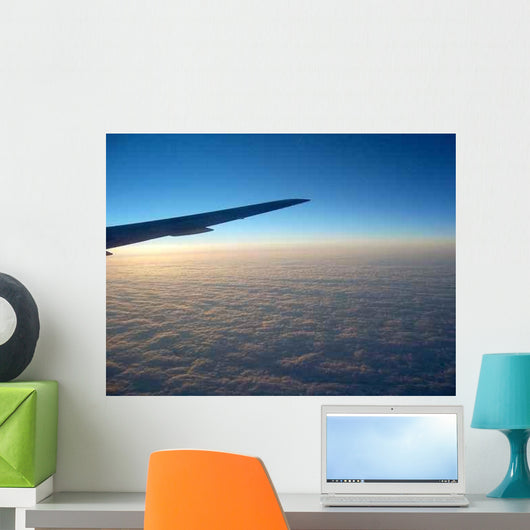 Sunrise above Clouds Wall Decal