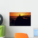 California, San Francisco Bay, Point Bonita Lighthouse At Sunset Wall Mural
