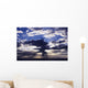 Hawaii, Late Afternoon Rain Clouds Over Ocean Horizon Wall Mural