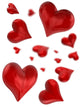 Romantic Hearts Wall Stickers