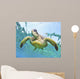 Hawaii, Green Sea Turtle An Endangered Species Wall Mural