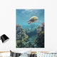 Hawaii, Green Sea Turtle An Endangered Species Wall Mural