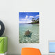 Hawaii, Green Sea Turtle An Endangered Species Wall Mural