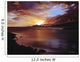 USA, Hawaii Islands, Oahu, Landscape Of Sunset Over Ocean Wall Mural
