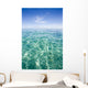 Hawaii, White Cloud Over Turquoise Water Wall Mural