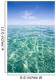 Hawaii, White Cloud Over Turquoise Water Wall Mural