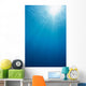 Hawaii, Sunburst In Clear Blue Water Wall Mural
