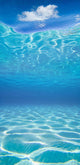 Underwater Sandy Bottom And Surface Reflection With Cloud Wall Mural