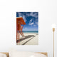Hawaii, Oahu, Waikiki Beach, Lifeguard Tower Wall Mural