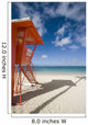 Hawaii, Oahu, Waikiki Beach, Lifeguard Tower Wall Mural
