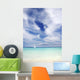Mexico, Yucatan Peninsula, Sailboat Sailing On Turquoise Water Wall Mural