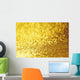 Closeup Of Golden Shimmering Reflections Off Water Wall Mural