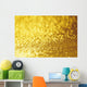 Closeup Of Golden Shimmering Reflections Off Water Wall Mural