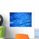 Water Surface, Ripples In Vivid Blue Wall Mural