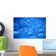 Water Surface, Ripples In Vivid Blue Wall Mural