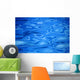 Water Surface, Ripples In Vivid Blue Wall Mural