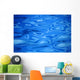 Water Surface, Ripples In Vivid Blue Wall Mural