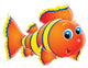 Coral Fish Wall Decal Design 1