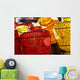 China, Beijing, Decorative Lanterns Found In The Market Place Wall Mural