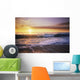 USA, Sunset Illuminates Ocean Wall Mural