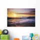 USA, Sunset Illuminates Ocean Wall Mural