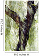 China, Beijing, Impressionistic Wind Blown Tree Wall Mural