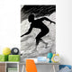 C1930, Don Blanding Art, Surfer, Figure Of A Man Surfing A Wave Wall Mural