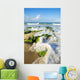 USA, Hawaii Islands, Maui, Surf washing over rocks Wall Mural