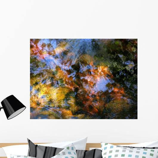 Ripples And Reflections On Water Surface Wall Mural