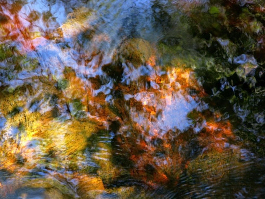 Ripples And Reflections On Water Surface Wall Mural