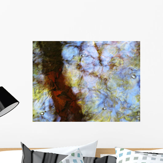 Ripples And Reflections On Water Surface Wall Mural