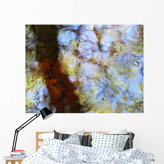 Ripples And Reflections On Water Surface Wall Mural