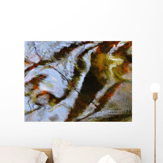 Ripples And Reflections On Water Surface Wall Mural