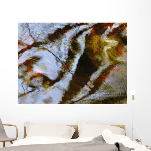 Ripples And Reflections On Water Surface Wall Mural