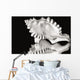 Close-Up Of Conch Shell On Black Background Wall Mural