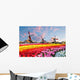 Landscape with Tulips Traditional Wall Decal