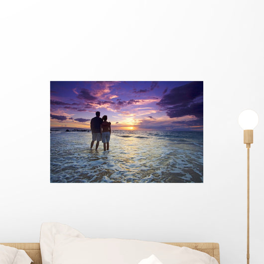 USA, Hawaii Islands, Maui, Mokapu Beach Wall Mural