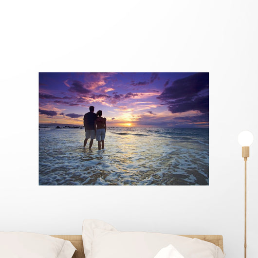 USA, Hawaii Islands, Maui, Mokapu Beach Wall Mural