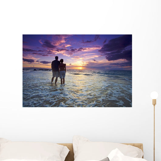 USA, Hawaii Islands, Maui, Mokapu Beach Wall Mural