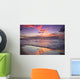 Hawaii, Maui, Wailea, Sunset At Mokapu Beach Wall Mural