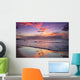Hawaii, Maui, Wailea, Sunset At Mokapu Beach Wall Mural