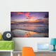 Hawaii, Maui, Wailea, Sunset At Mokapu Beach Wall Mural