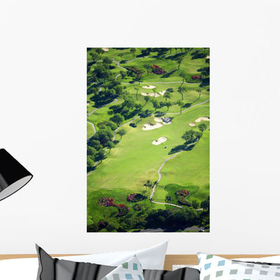 Usa Hawaii Maui Aerial Wall Mural shown on a wall