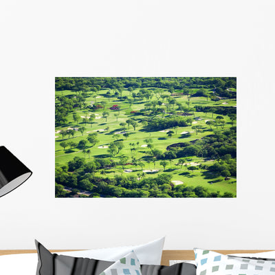 Usa Hawaii Maui Aerial Wall Mural shown on a wall