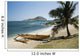 USA, Hawaii, Oahu, East Shore Rabbit Island and Koa Canoe Wall Mural