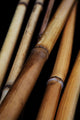 Bamboo On Black Background Wall Mural